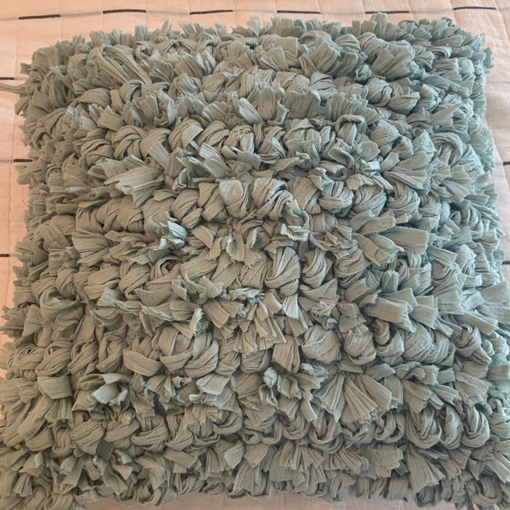 Turquoise Nordstrom throw pillow. Medium size perfect for a pop of color!